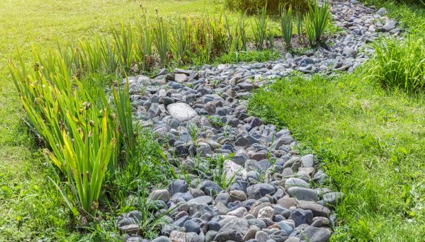 River Rock Garden Installation in Irvine
