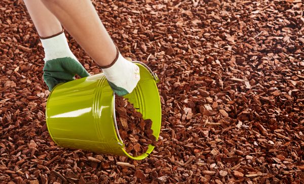 Wood Chip Landscaping in Irvine