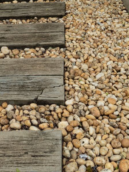 Pea Rock Installation in Irvine